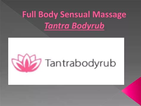 Full Body Sensual Massage Erotic massage Yoichi